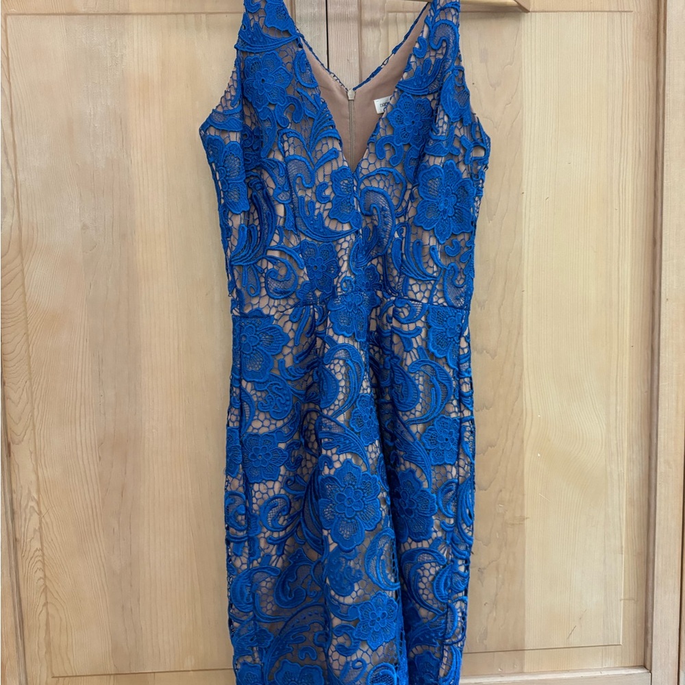 Dress The Population cocktail dress - cobalt - Picture 5 of 6